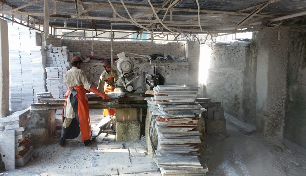 Rivers run white from marble factory waste News Lens Pakistan